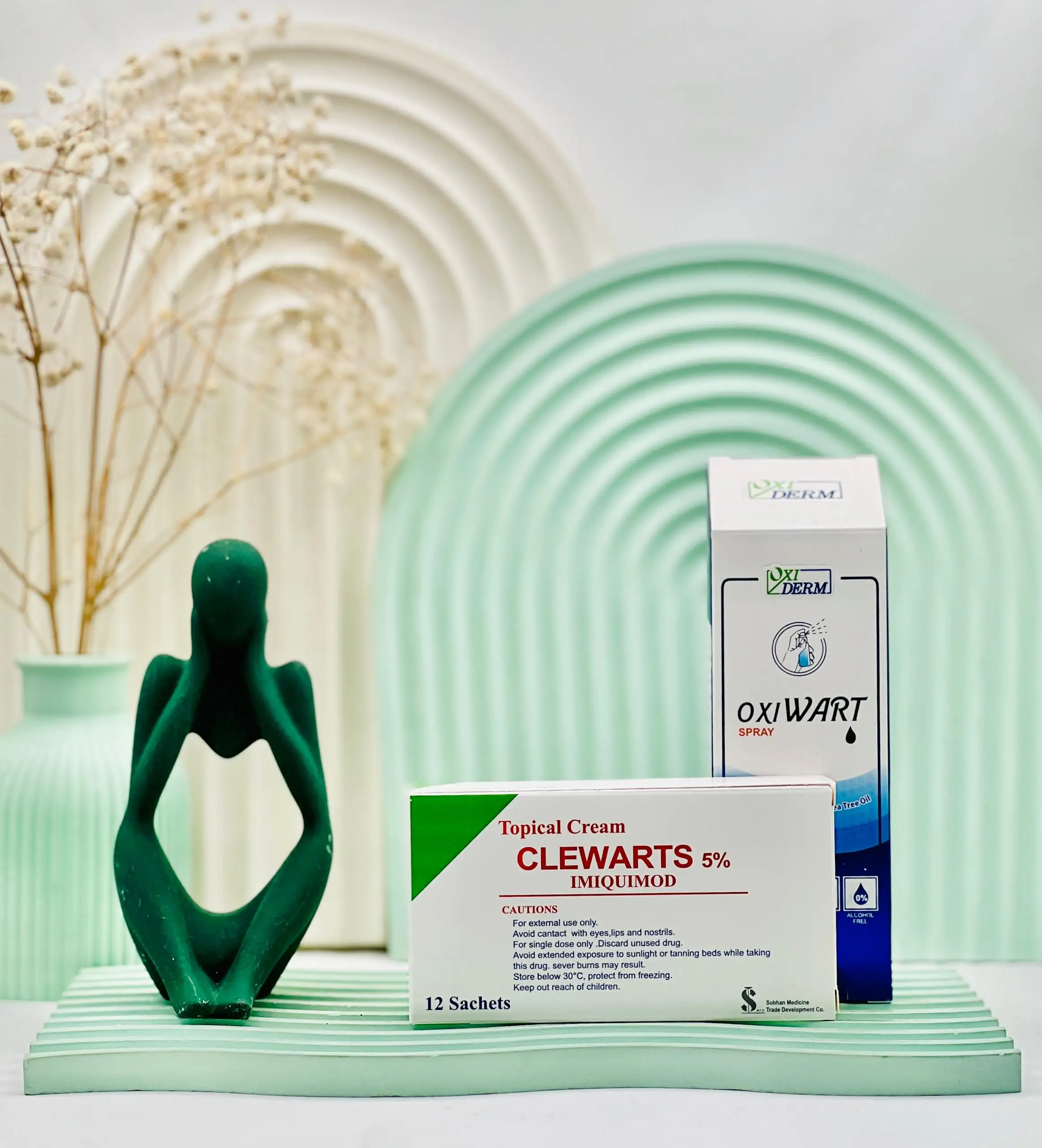 clewarts cream plus oxiwart pack daroosazam.com اکسی وارت + کلی وارتس