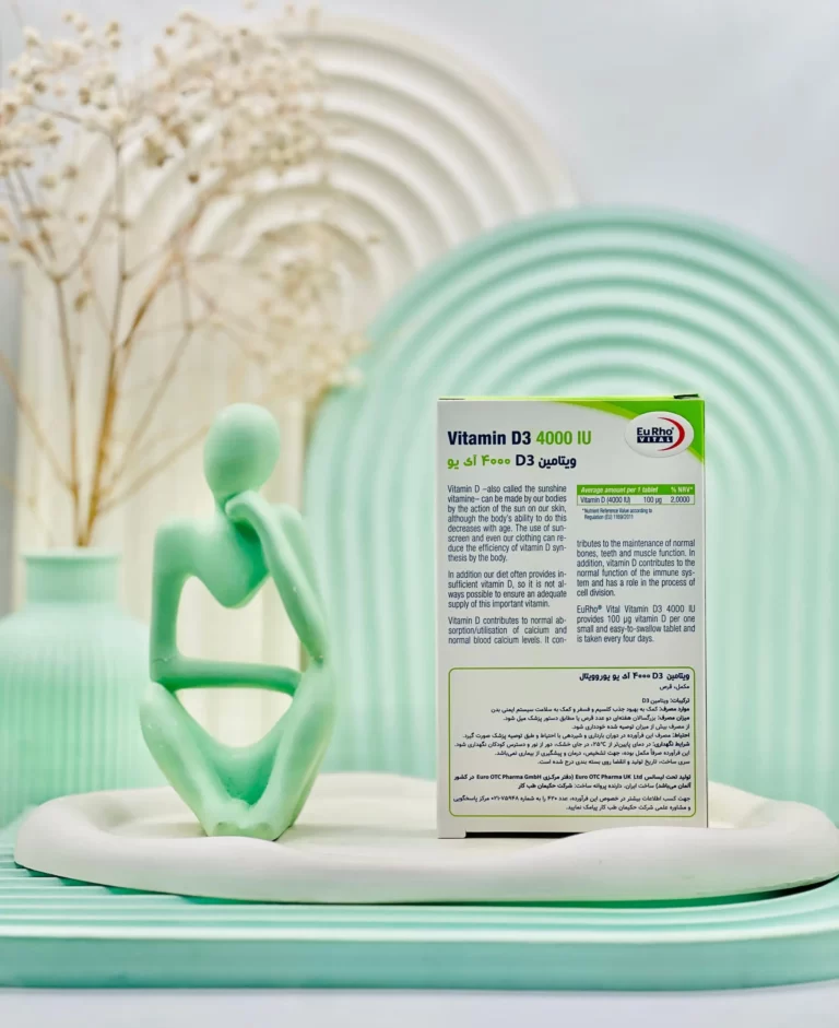 قرص ویتامین د۳ 4000 واحد یوروویتال