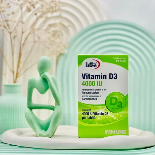 قرص ویتامین د۳ 4000 واحد یوروویتال