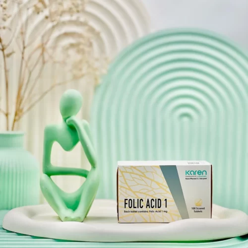 قرص فولیک اسید 1 میلی گرم کارن 100 عددی