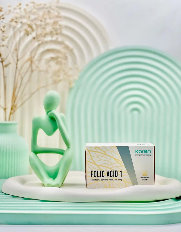 قرص فولیک اسید 1 میلی گرم کارن 100 عددی