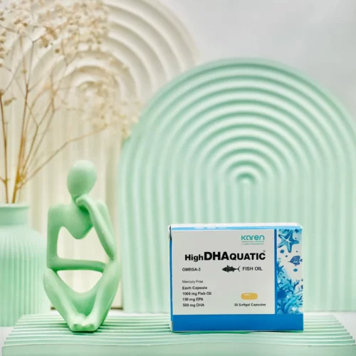 سافت ژل امگا 3 DHA بالا آکواتیک کارن