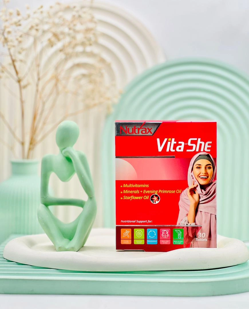 nutrax vita she multivitamin daroosazam.com 1 قرص مولتی ویتامین وایتا-شی نوتراکس 30 عددی