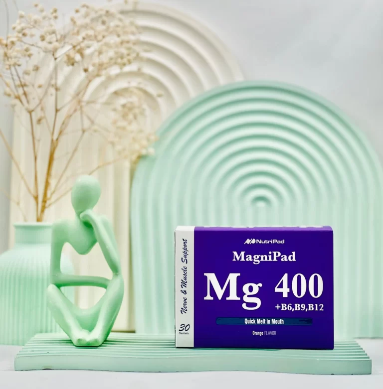 ساشه مگنی پاد 400 میلی گرم نوتری پاد با طعم پرتقال 30 عددی