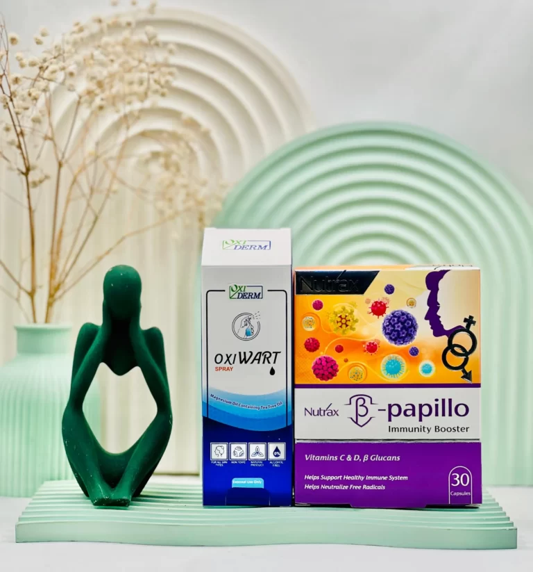 اسپری اکسی وارت + کپسول بتا پاپیلو