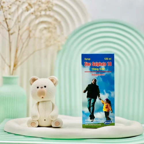 شربت زینک سولفات 10 میلی گرم در 5 میلی لیتر رازک