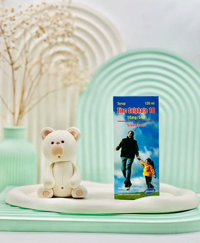 شربت زینک سولفات 10 میلی گرم در 5 میلی لیتر رازک