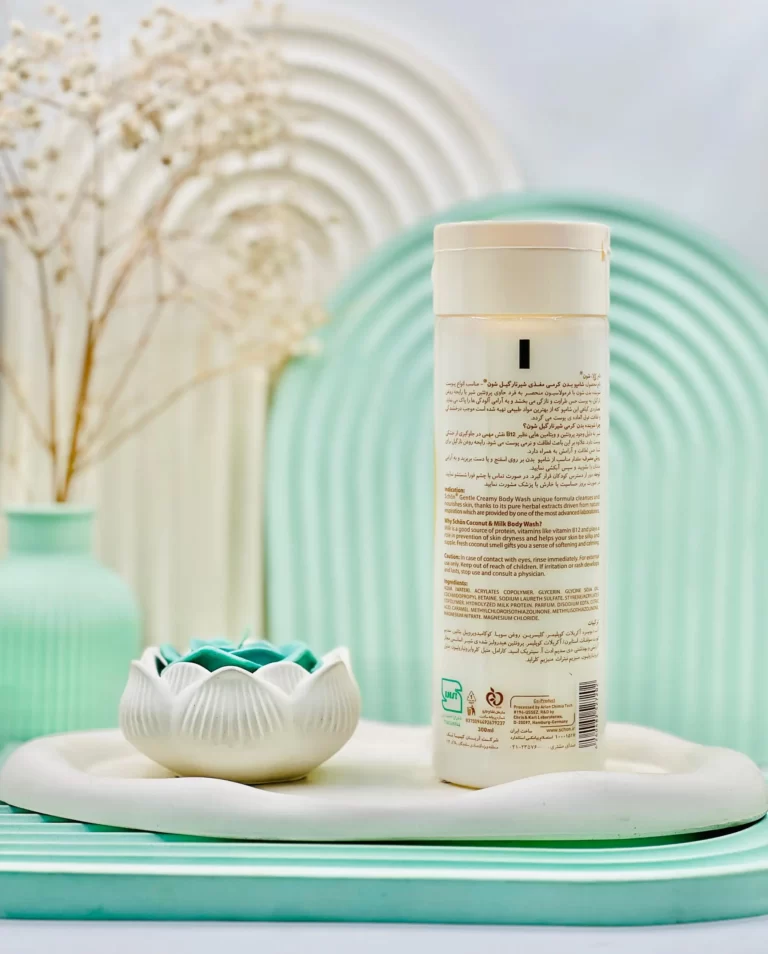 شامپو بدن کرمی شیر و نارگیل شون 300 میلی لیتر