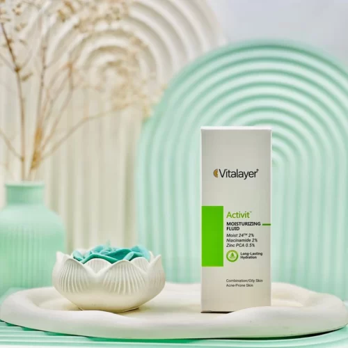 فلوئید مرطوب کننده صورت اکتی ویت ویتالیر