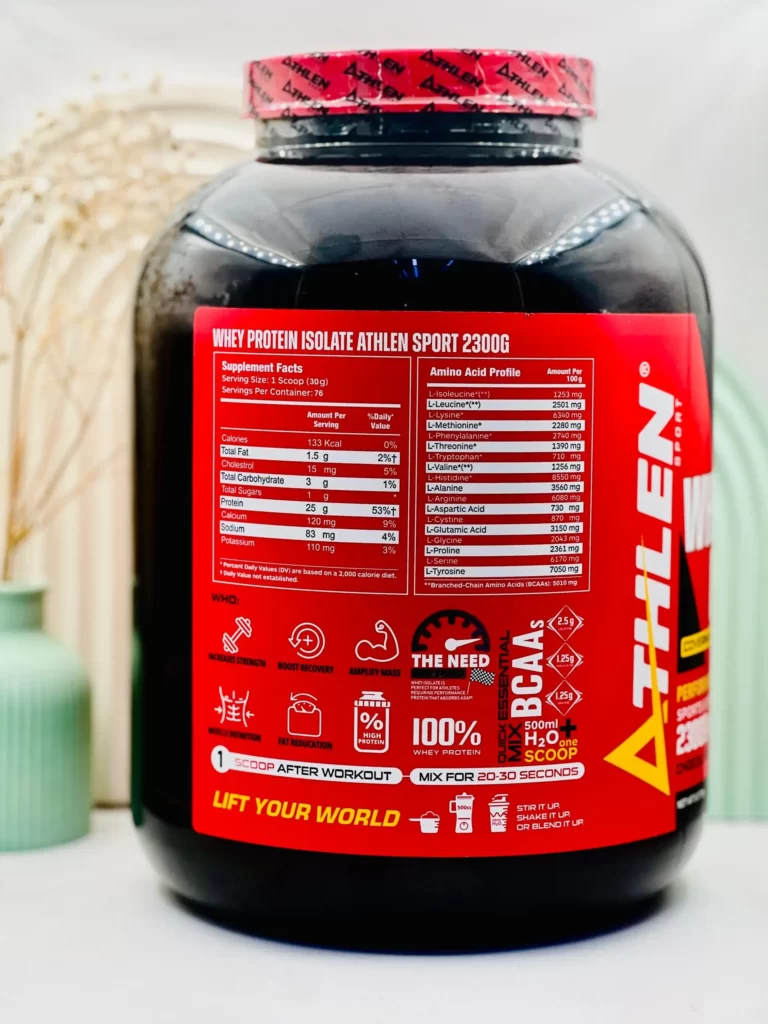 پودر وی ایزوله اتلن اسپورت 2300 گرمی