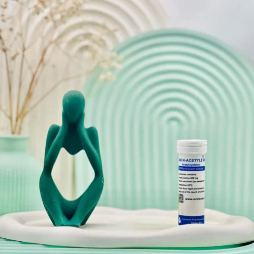 قرص جوشان استیل سیستئین 600 میلی گرم اوه سینا 10 عددی