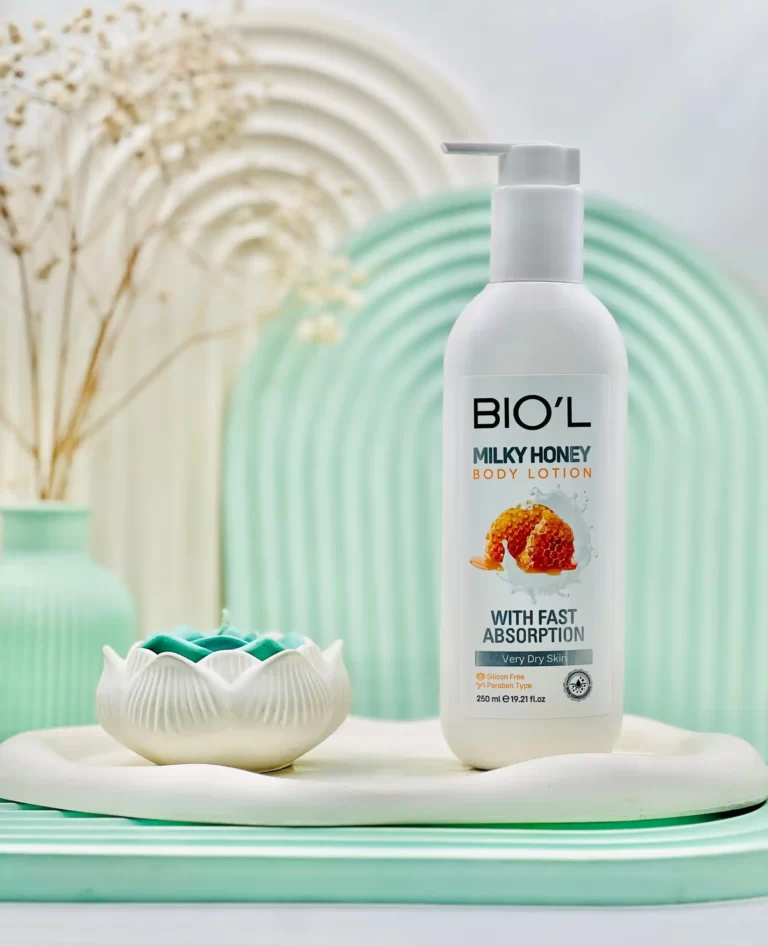 لوسیون بدن شیر و عسل بیول مناسب پوست های خیلی خشک 250 میلی لیتر