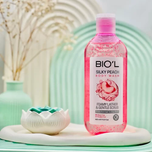 شامپو بدن ژلی سیلکی پیچ بیول 400 میلی لیتر