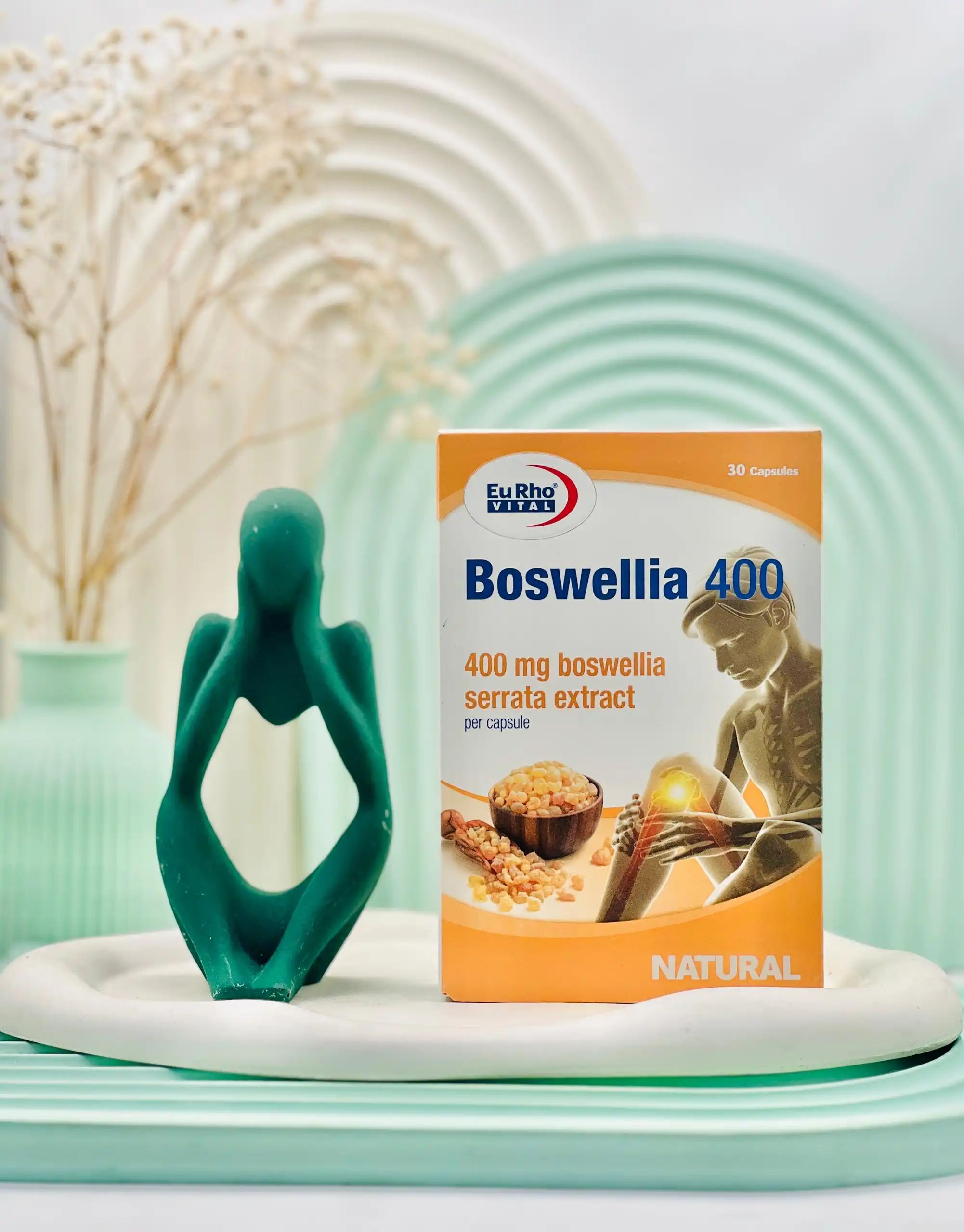 eurhovital boswellia 400 30caps daroosazam.com کپسول بوسولیا 400 یوروویتال