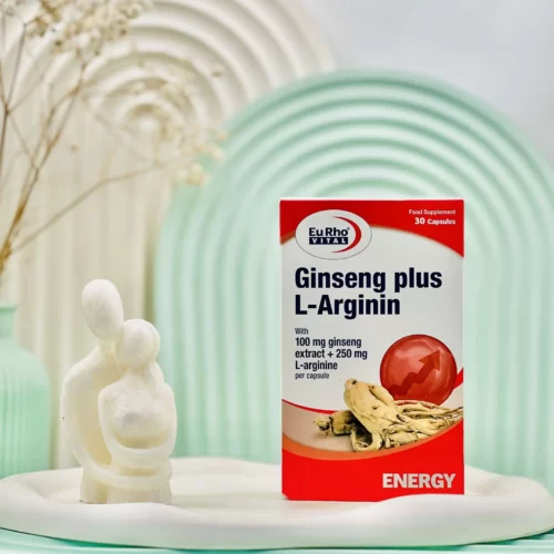 کپسول جینسینگ پلاس ال-آرژنین یوروویتال 30 عددی
