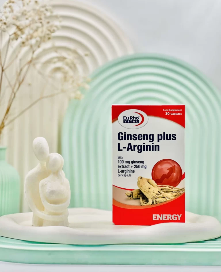 کپسول جینسینگ پلاس ال-آرژنین یوروویتال 30 عددی