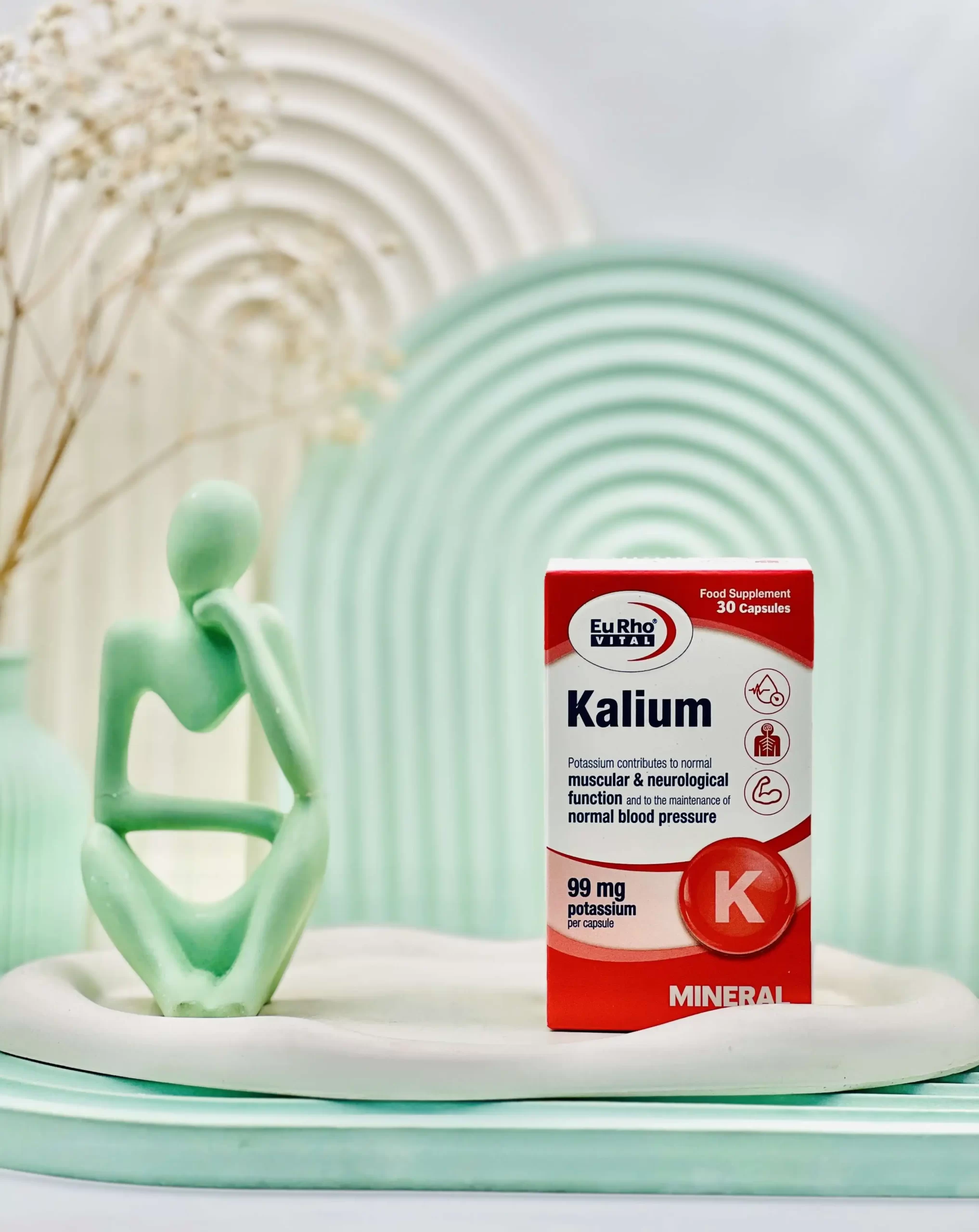 eurhovital kallium daroosazam.com کپسول کالیوم یوروویتال 30 عددی