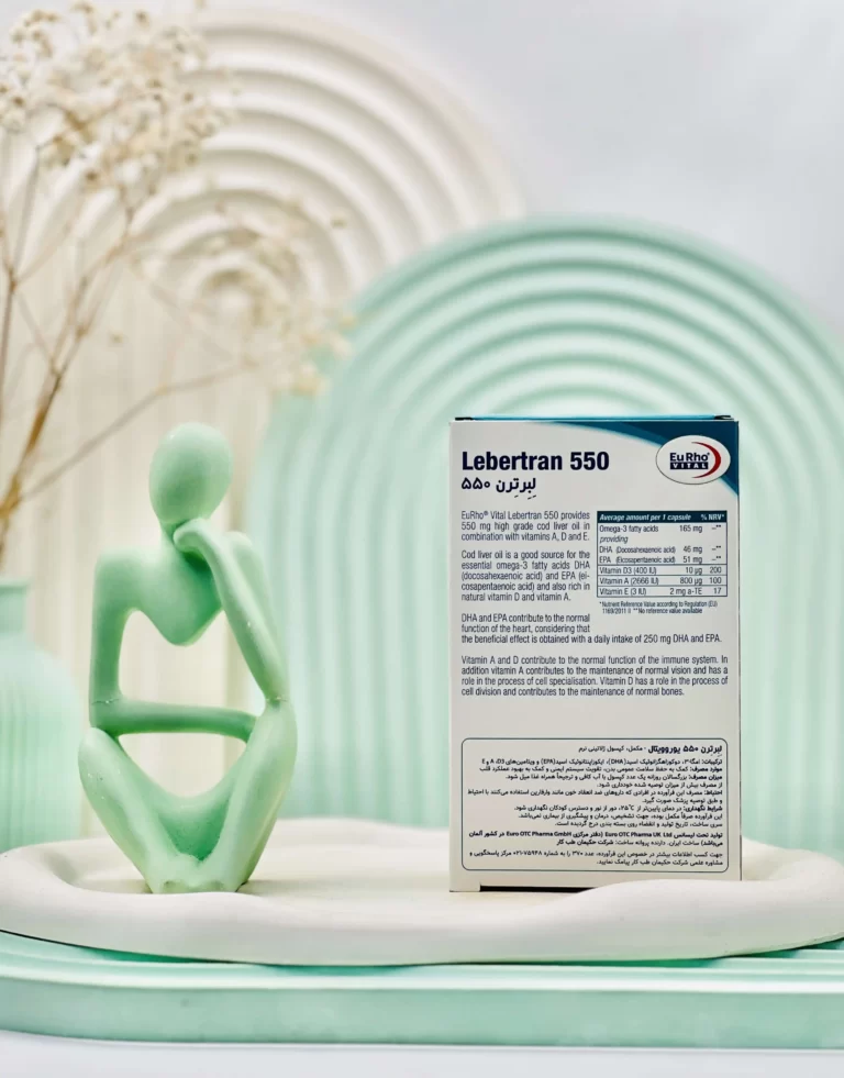 سافت ژل لبرترن 550 یوروویتال 60 عددی