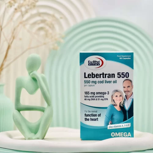 سافت ژل لبرترن 550 یوروویتال 60 عددی