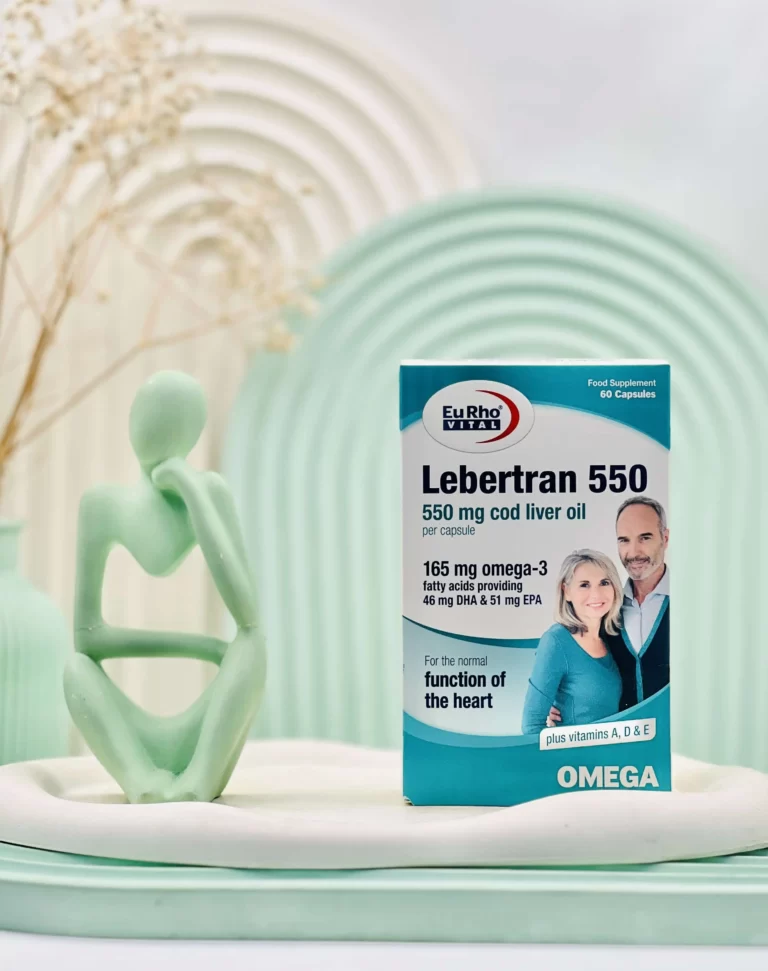 سافت ژل لبرترن 550 یوروویتال 60 عددی