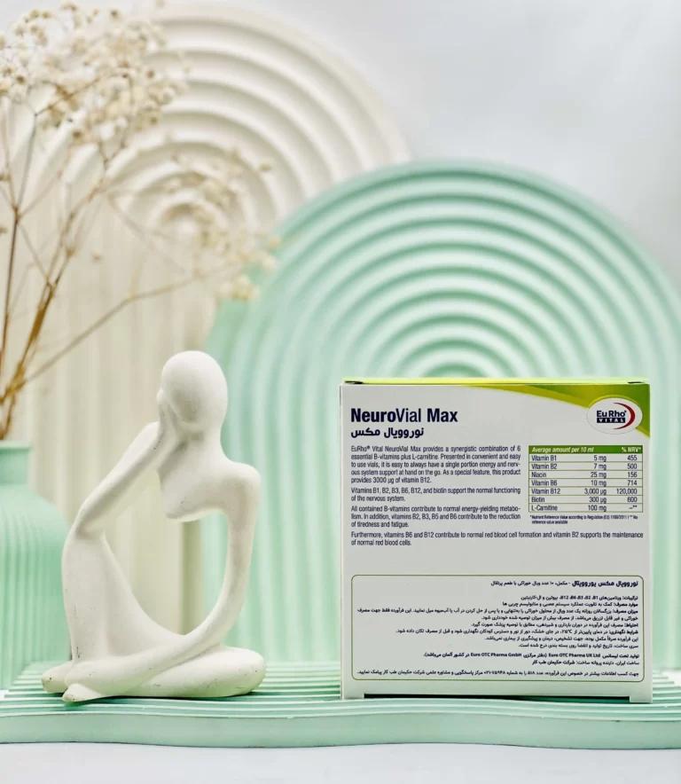 ویال نوروویال مکس یوروویتال با طعم پرتقال 10 عددی