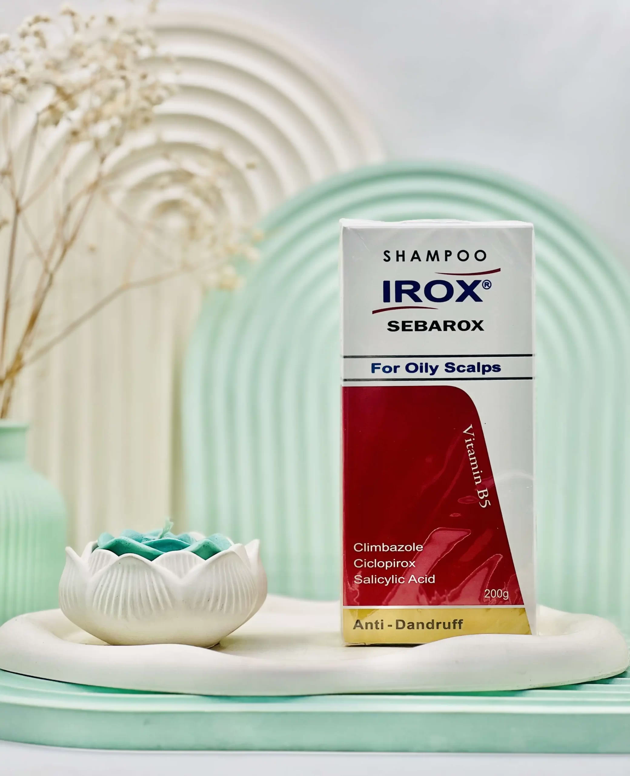 irox sebarox shampoo daroosazam.com شامپو ضد شوره سباروکس ایروکس 200 گرم