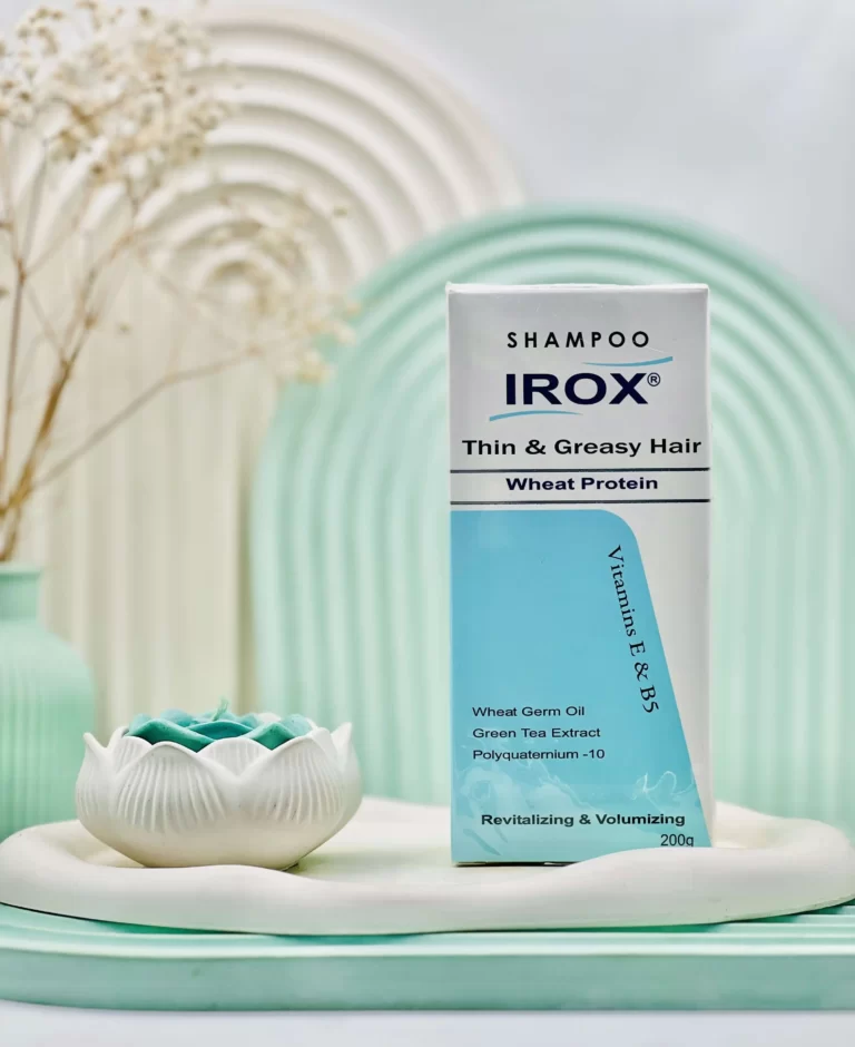 شامپو پروتئین جوانه گندم ایروکس مناسب مو چرب 200 گرم