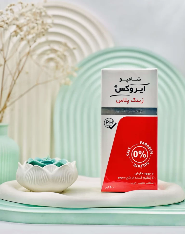 شامپو زینک پلاس ایروکس 200 گرم