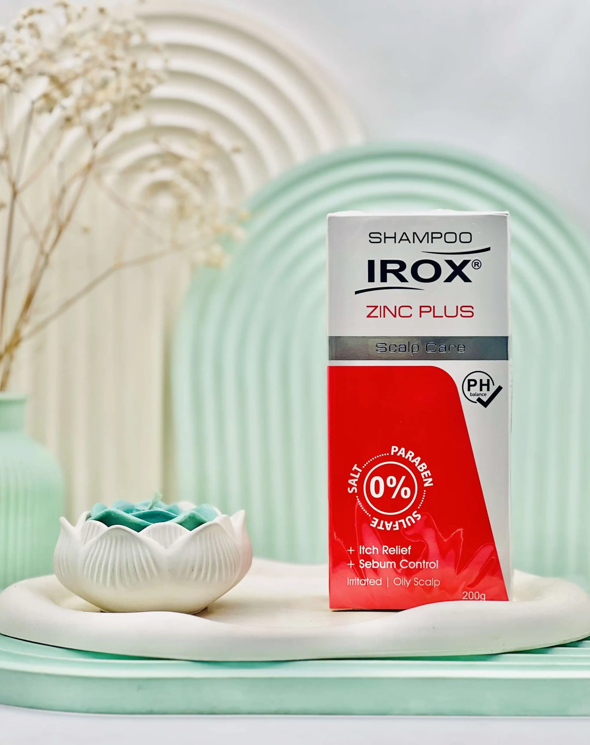 irox zink plus shampoo daroosazam.com شامپو زینک پلاس ایروکس 200 گرم