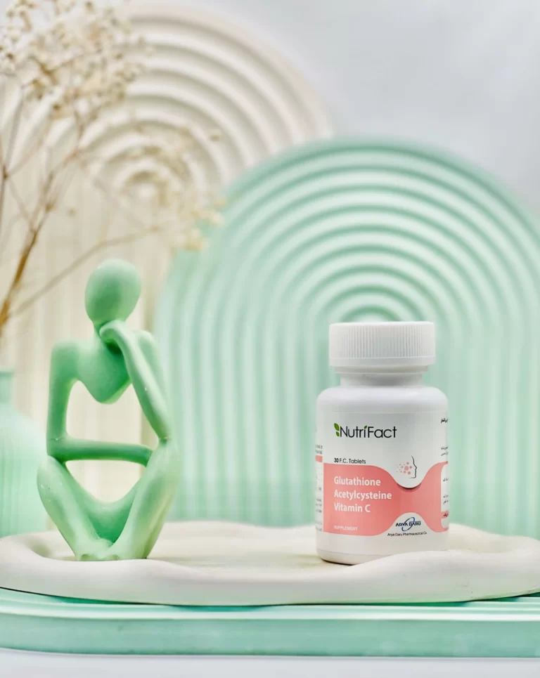 قرص گلوتاتیون، استیل سیستئین و ویتامین C نوتری فکت 30 عددی