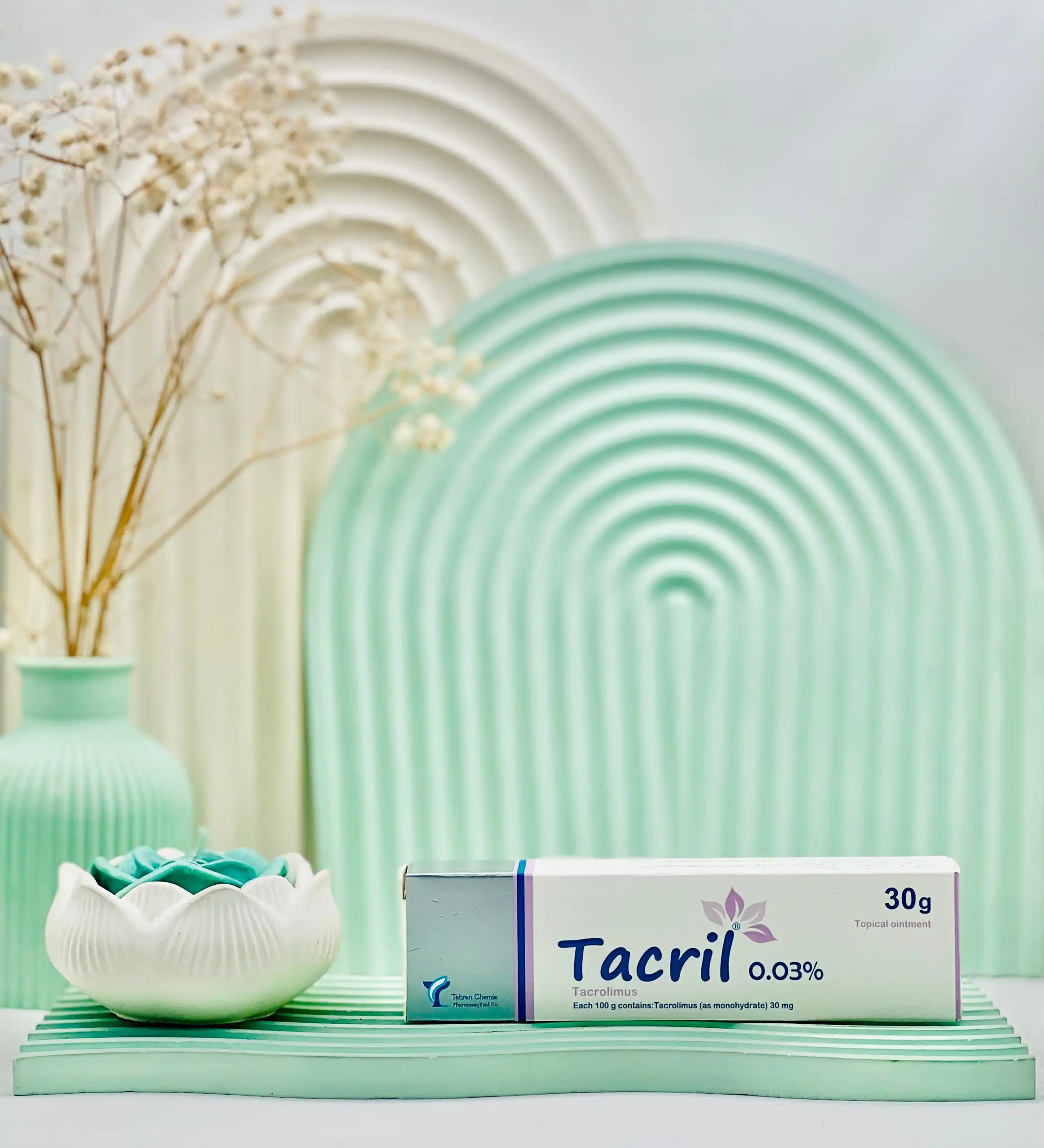 tacril 0.03 percent 30gr daroosazam.com پماد تاکریل 0/03