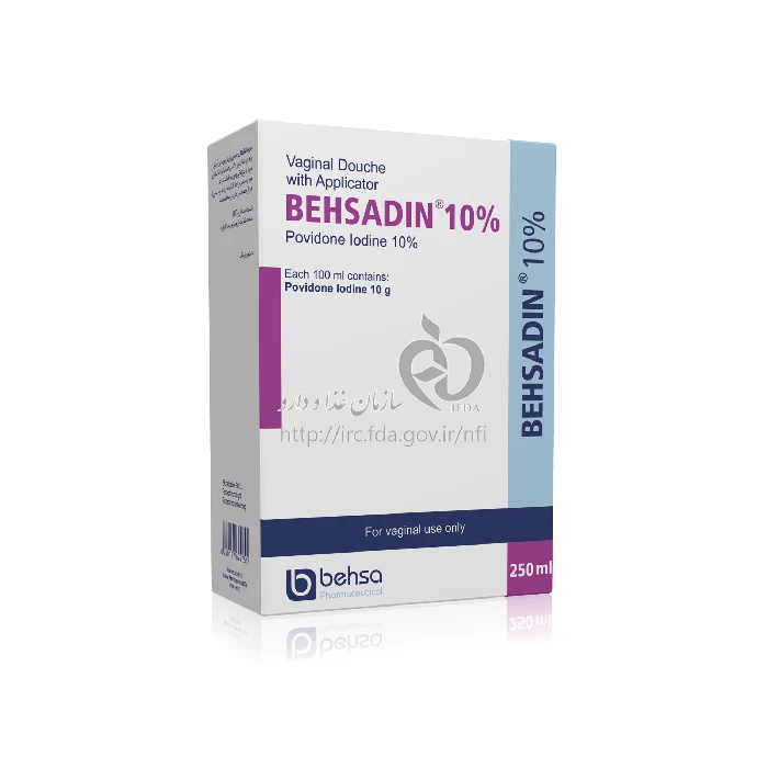 دوش واژینال بهسادین 10 درصد