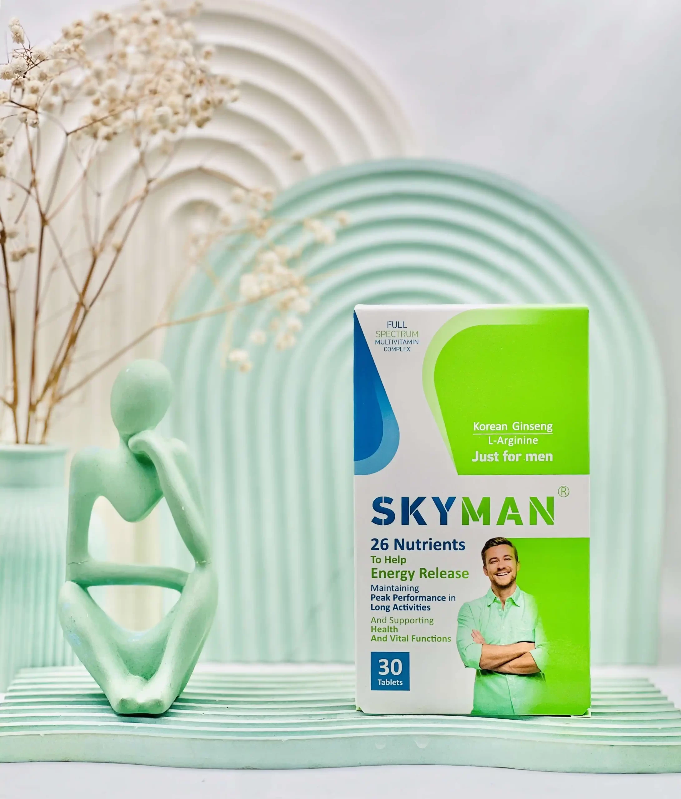 skyman multivitamin daroosazam.com قرص اسکای من ویت اسکای 30 عددی