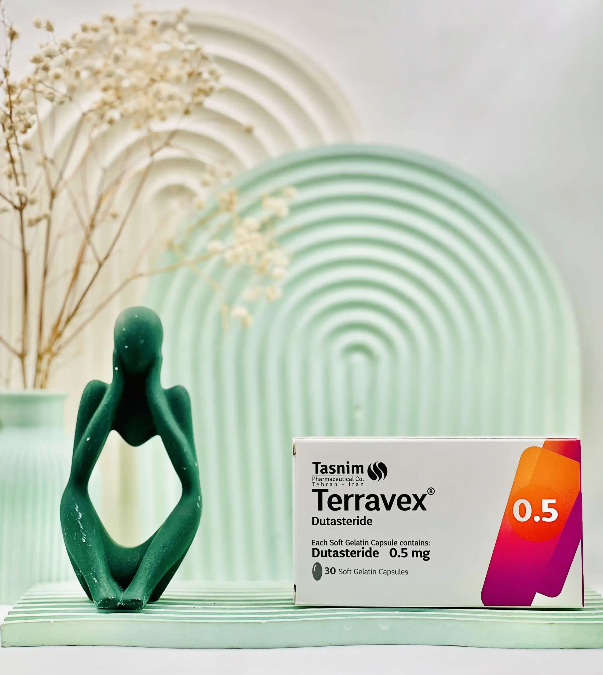 tasnim pharmaceutical co terravex dutasteride daroosazam.com 2 قرص دوتاستراید 0.5 میل