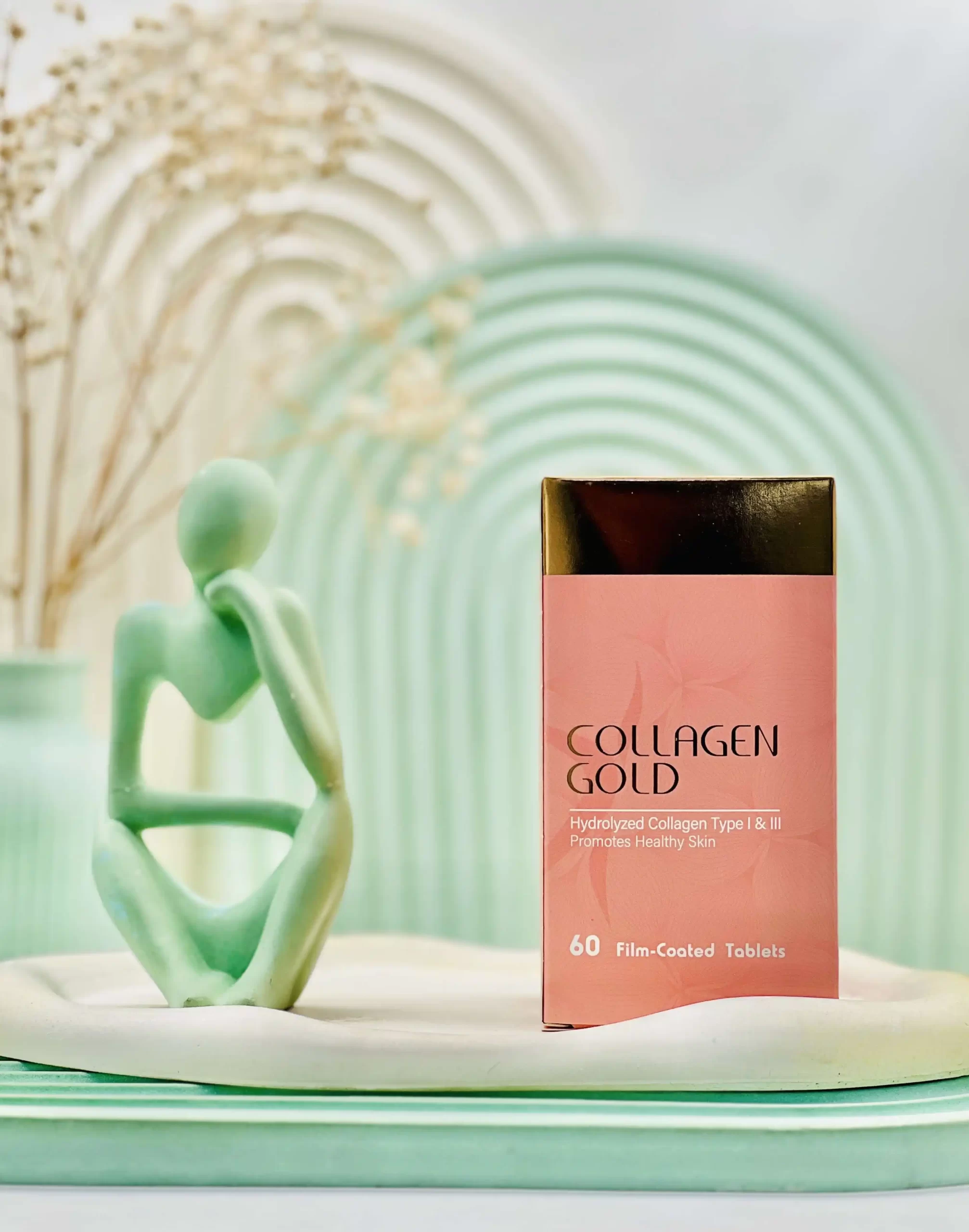adrian collagen gold daroosazam.com قرص کلاژن گلد آدریان ۶۰ عددی