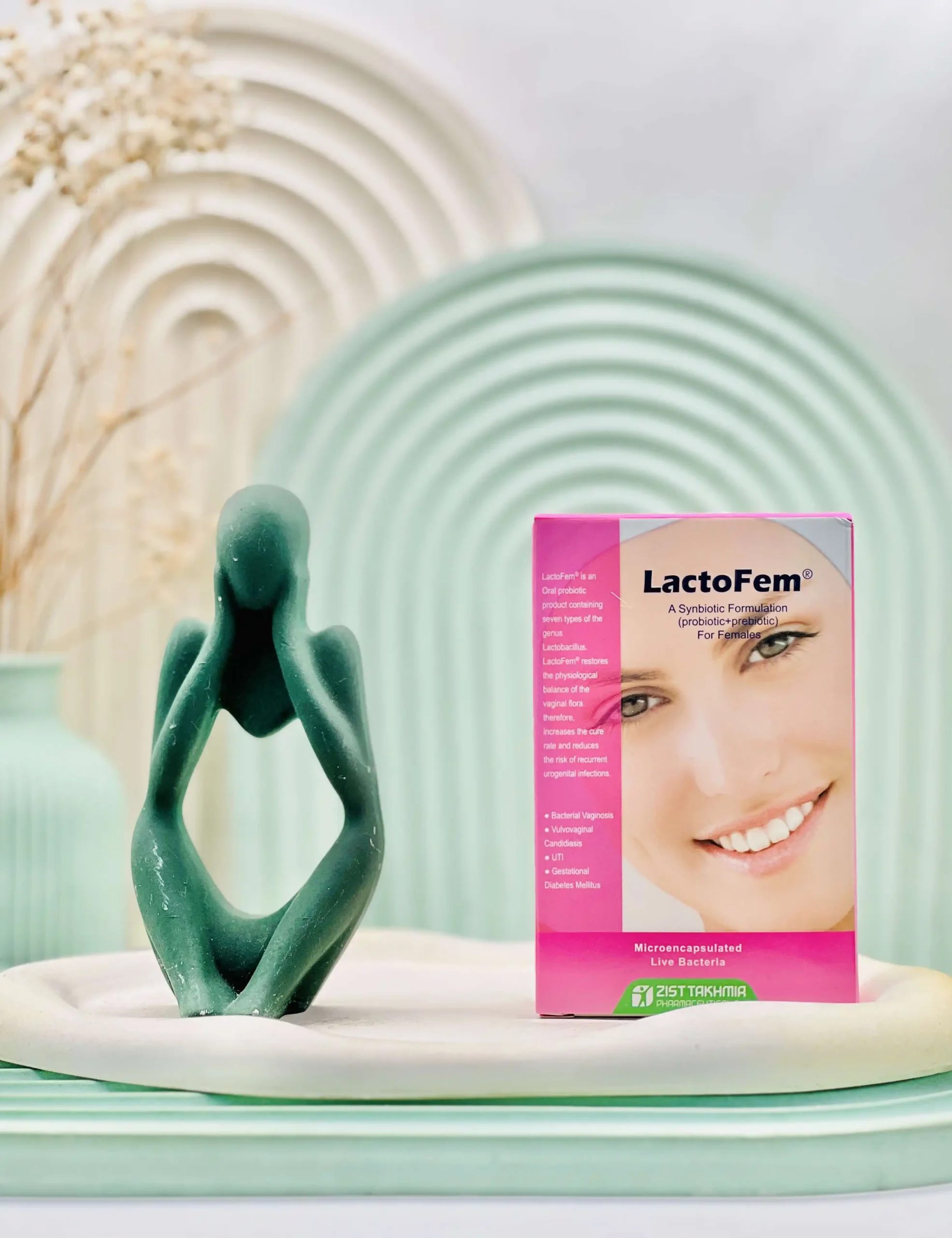 lactofem daroosazam.com 1 کپسول لاکتوفم زیست تخمیر 30 عددی