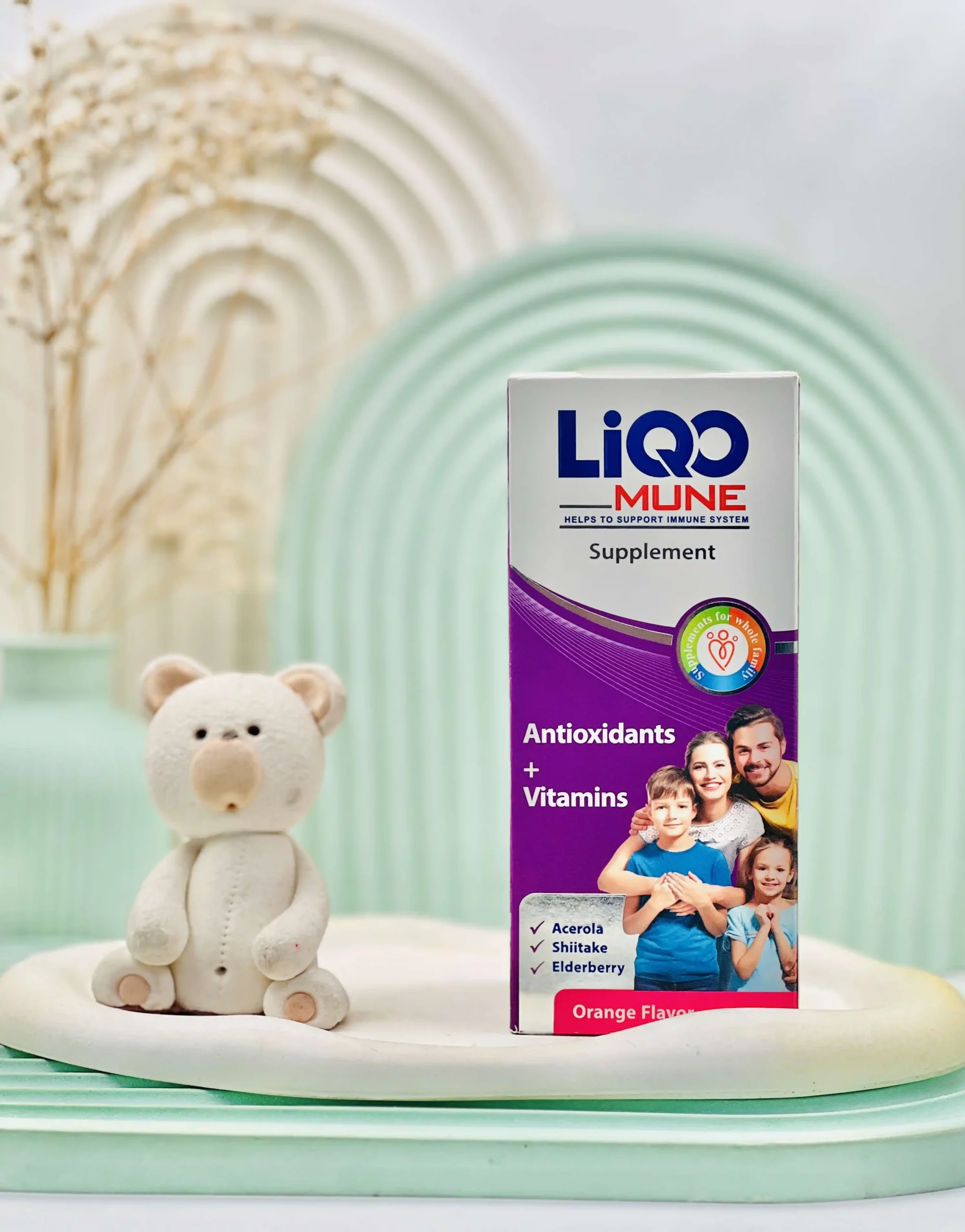 liqo mune daroosazam.com 1 شربت لیکو میون ابیان فارمد 250 میلی لیتر