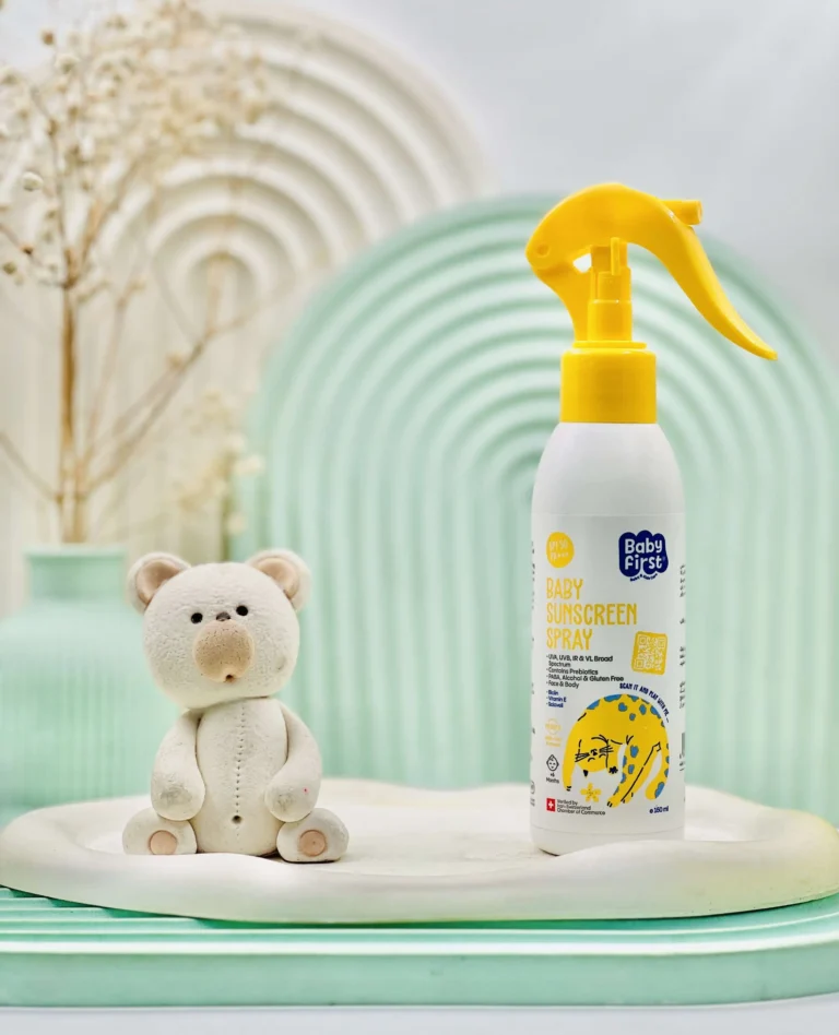 اسپری ضدآفتاب SPF 50 کودک بی بی فرست 150 میلی لیتر