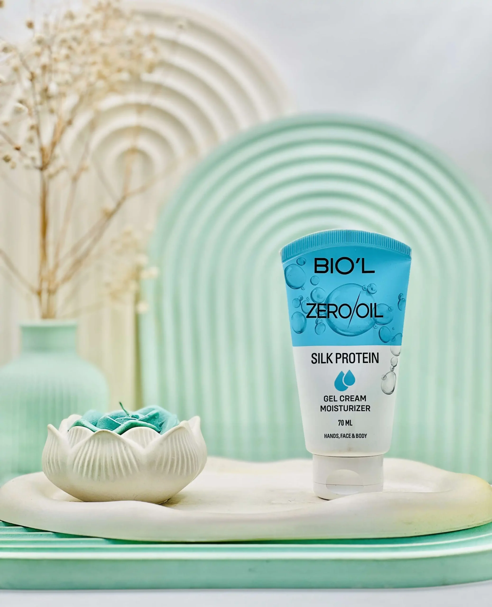 biol zerooil moisturizing cream ژل کرم زیرو اویل سیلک پروتئین بیول 70 میلی لیتر