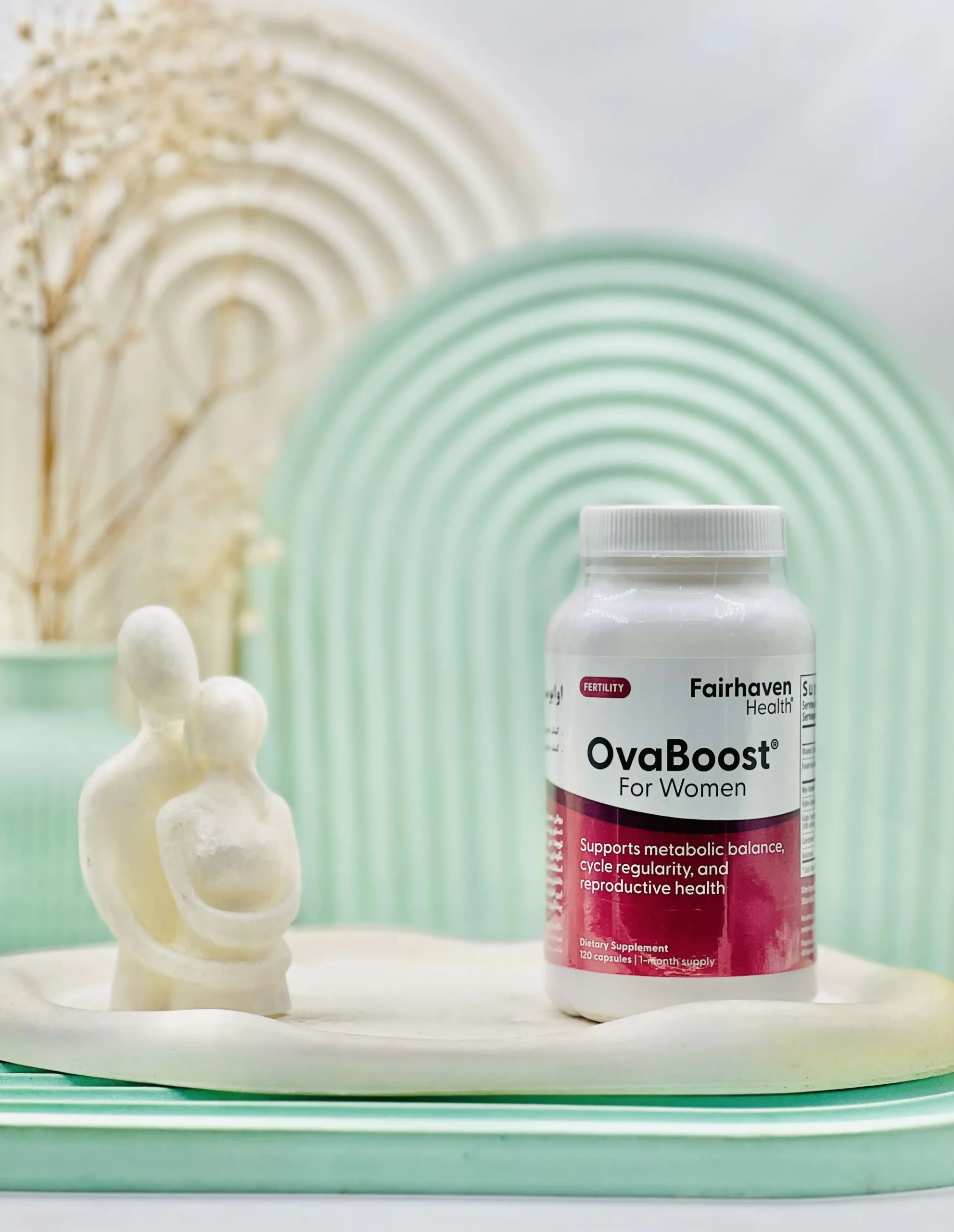 fairhaven health ovaboost for women daroosazam.com 1 کپسول اوابوست فیرهون هلث خانم ها 120 عددی