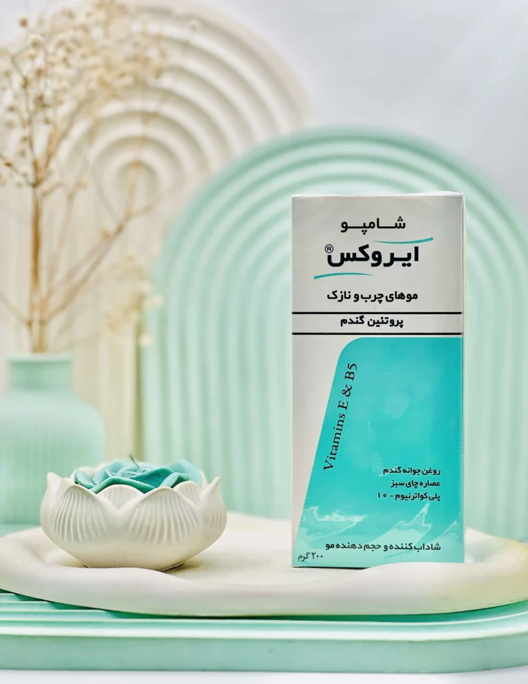 شامپو پروتئین جوانه گندم ایروکس مناسب مو چرب 200 گرم