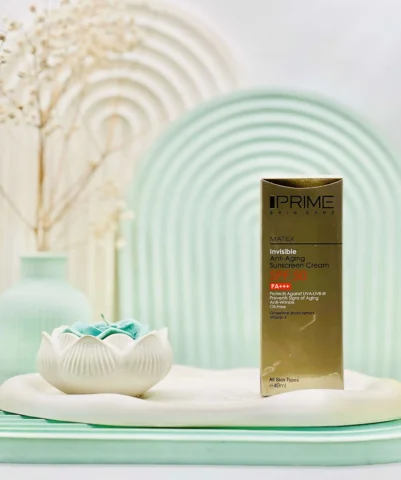 کرم ضد آفتاب جوان کننده spf50 فاقد چربی پرایم 40 میلی لیتر