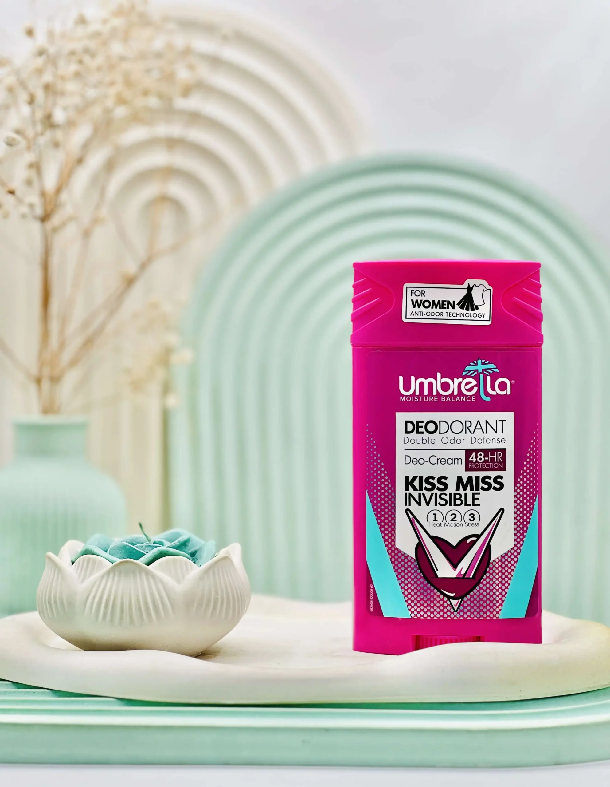 umbrella kiss miss invisible daroosazam.com دئورانت کرمی زنانه کیس میس آمبرلا 90 میلی لیتر