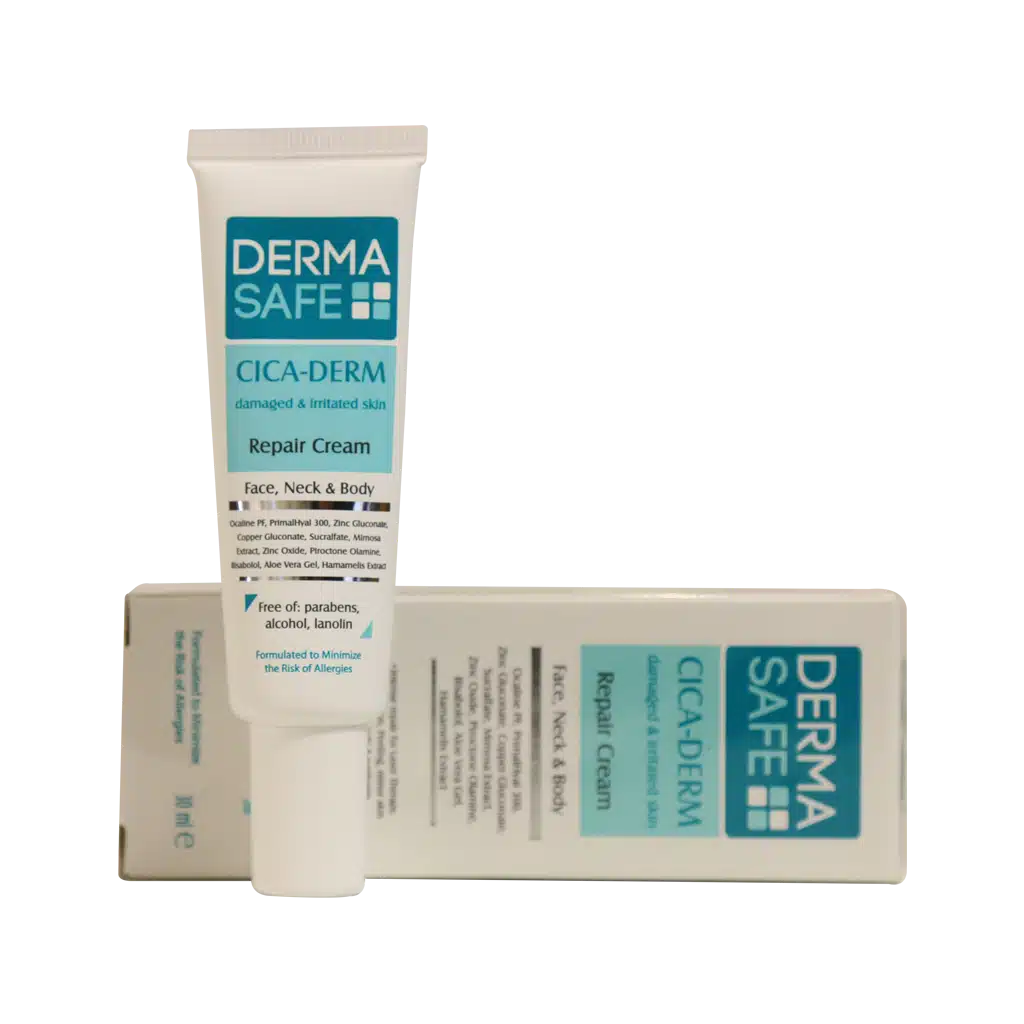 Derma Safe Cica Derm Repaire For Damaged & Irritated Skin 30 ml daroosazam.com 1 کرم سیکادرم درماسیف 30 گرم