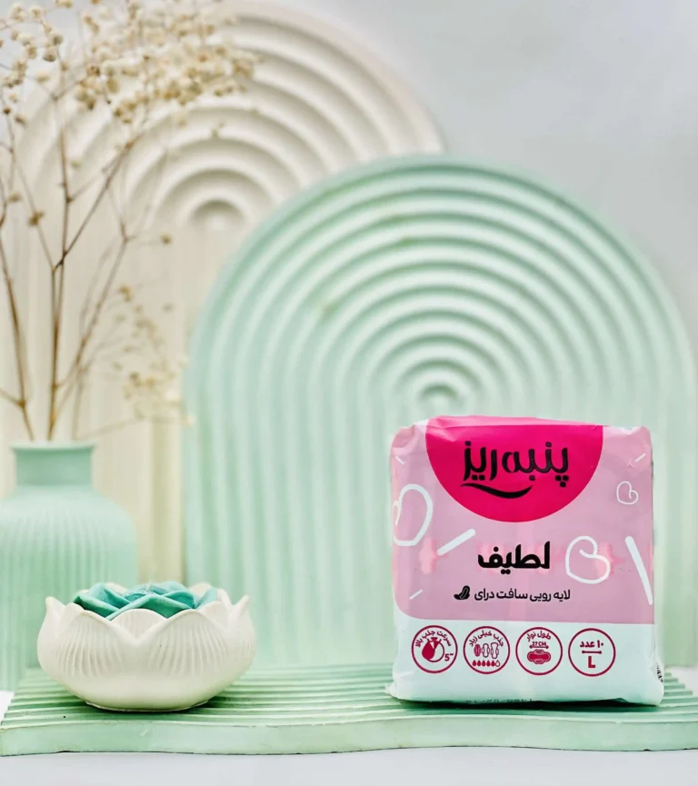 نوار بهداشتی بالدار سافت درای لطیف پنبه ریز سایز لارج 10 عددی